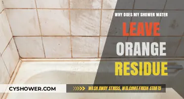 Why Shower Water Leaves Orange Residue: Causes and Solutions