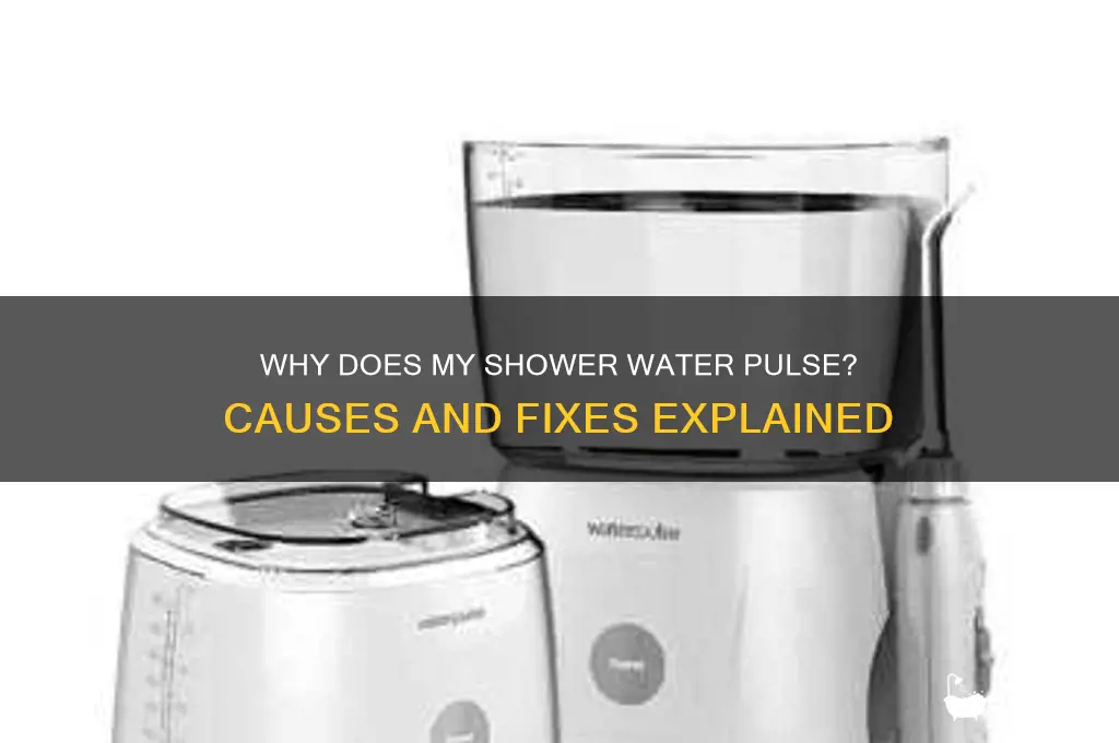 why does my shower water pulse