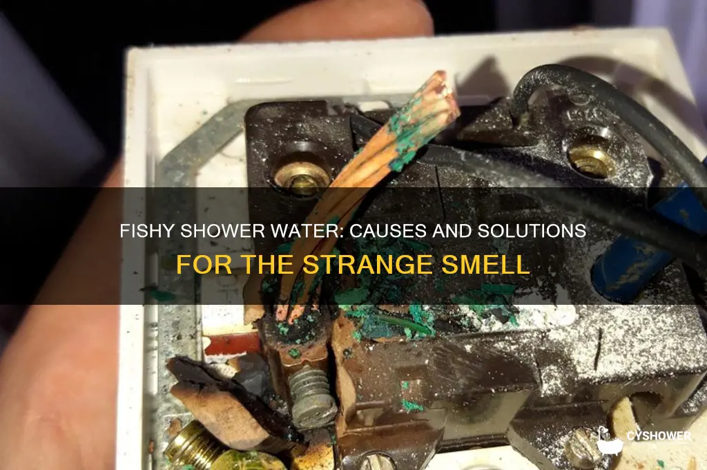 why does my shower water smell like fish
