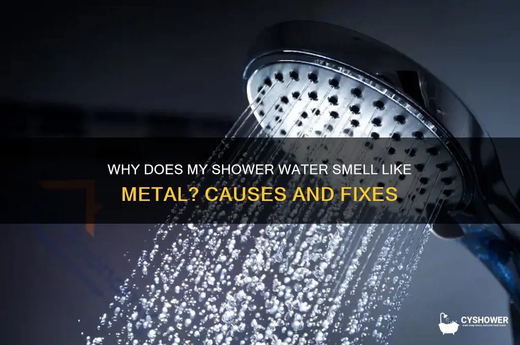 why does my shower water smell like metal