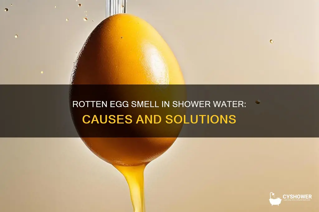 why does my shower water smell like rotten eggs