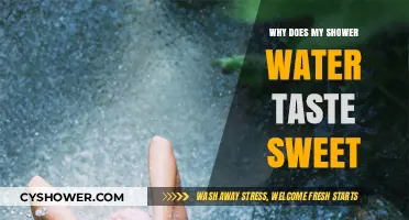 Why Your Shower Water Tastes Sweet: Causes and Concerns