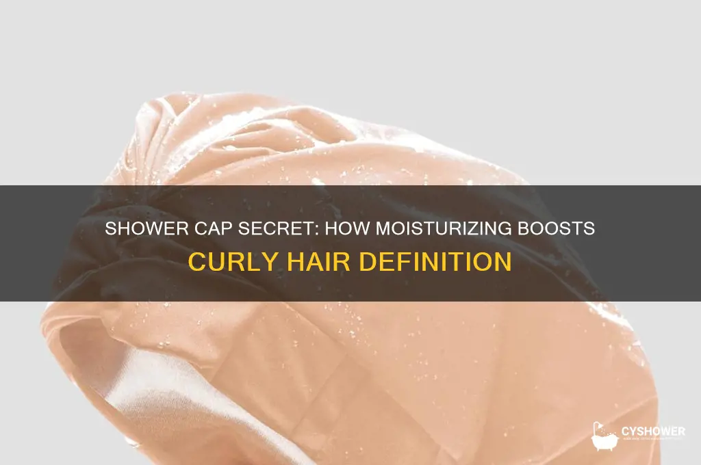 why does shower cap after moisturizing make my hair curly