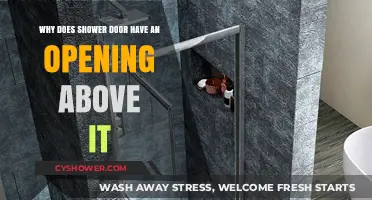 Why Shower Doors Have Openings Above: Purpose and Benefits Explained