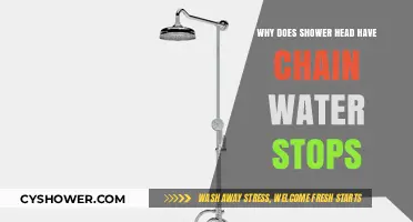Why Shower Heads Have Chains That Stop Water Flow