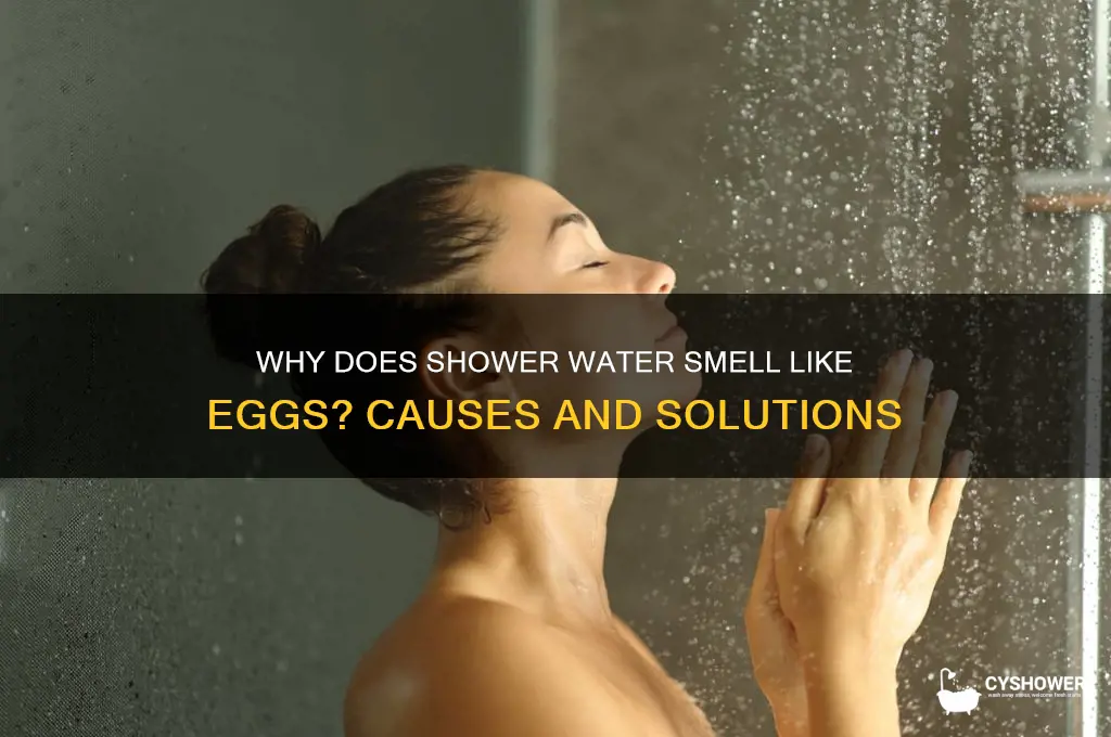 why does shower water smell like eggs