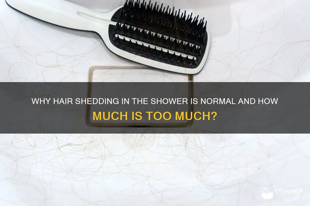 why does so much hair come out in the shower
