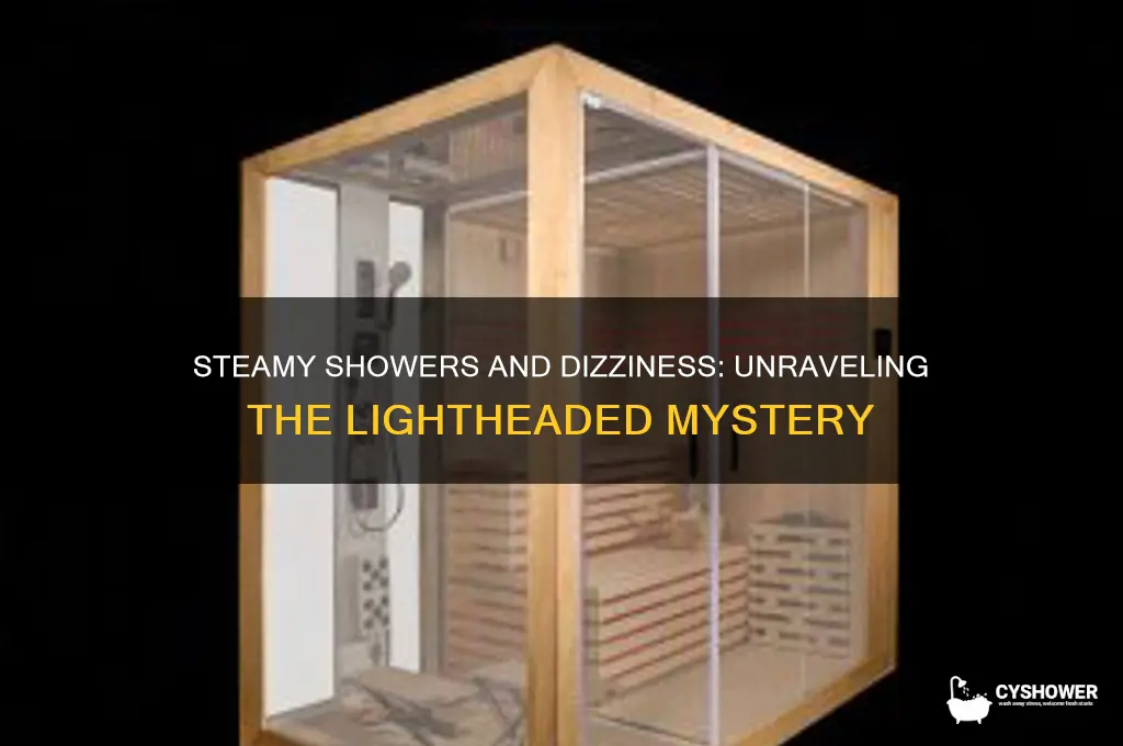 why does steam in the shower make me light headed