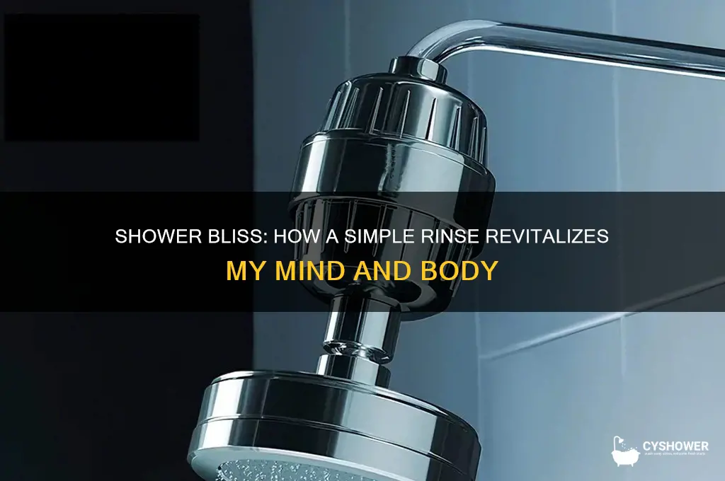 why i feel refreshed when i take a shower