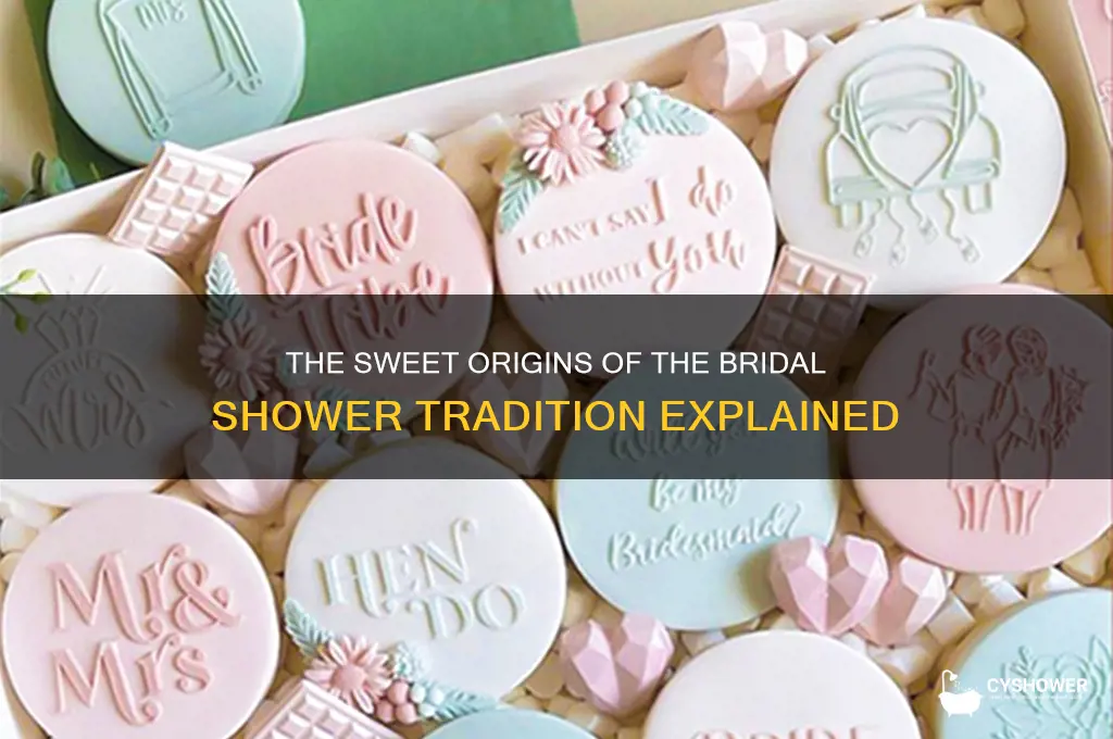 why is it called a bridal shower