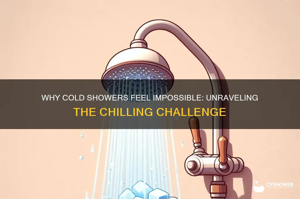 why is it so hard to take a cold shower