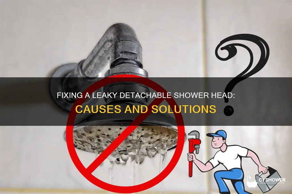why is my detachable shower head leaking