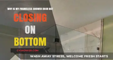 Troubleshooting Frameless Shower Door: Why It Won't Close at Bottom
