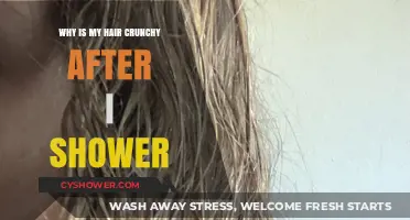 Why Your Hair Feels Crunchy After Showering: Causes and Solutions
