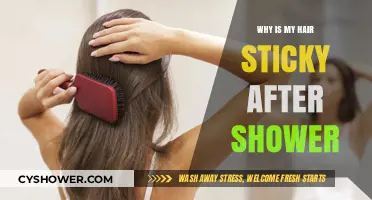 Why Does My Hair Feel Sticky After Showering? Explained