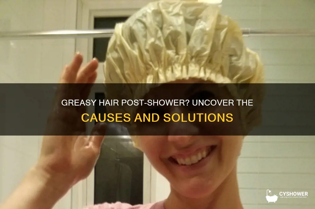 why is my hair still greasy after i shower
