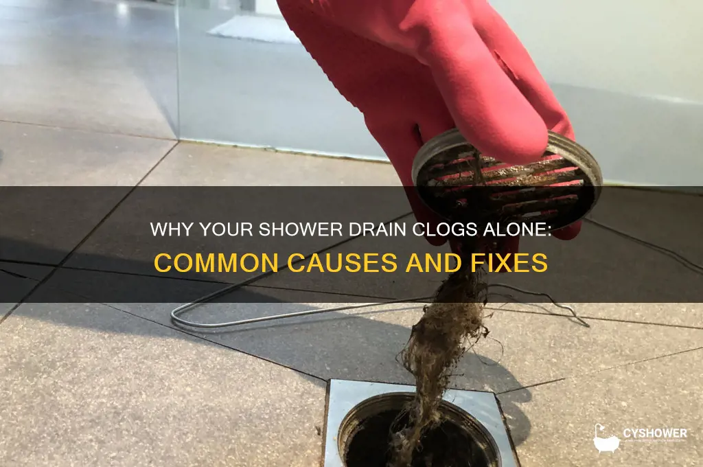 why is my shower drain the only drain that