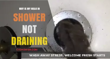 Why Your Walk-In Shower Isn’t Draining: Common Causes & Fixes