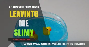 Why Does My Shower Water Leave a Slimy Feeling?