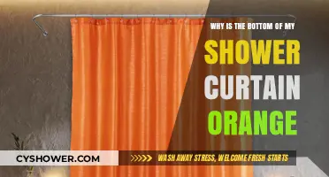 Why Is My Shower Curtain Orange? Causes and Solutions