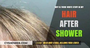 White Residue in Hair Post-Shower: Causes and Solutions Explained