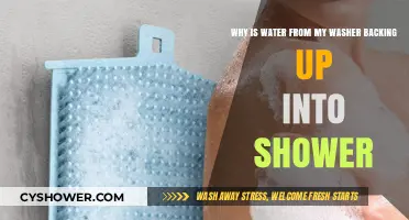 Washer Water Backing Up into Shower: Causes and Solutions