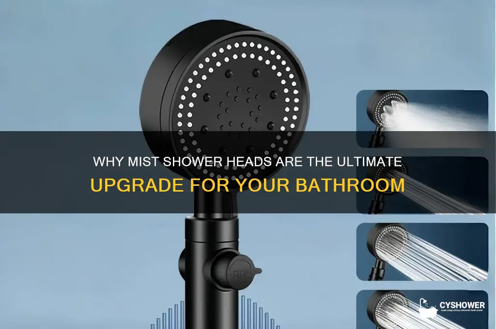 why mist shower head