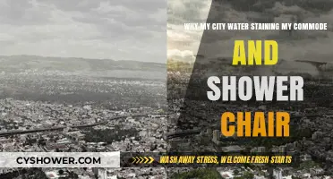 City Water Woes: Uncovering the Cause of Commode and Shower Chair Stains
