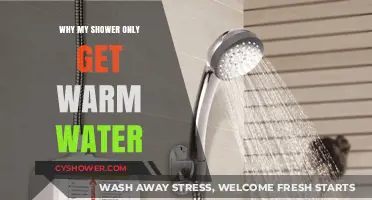 Why Your Shower Only Gets Warm Water: Troubleshooting Tips