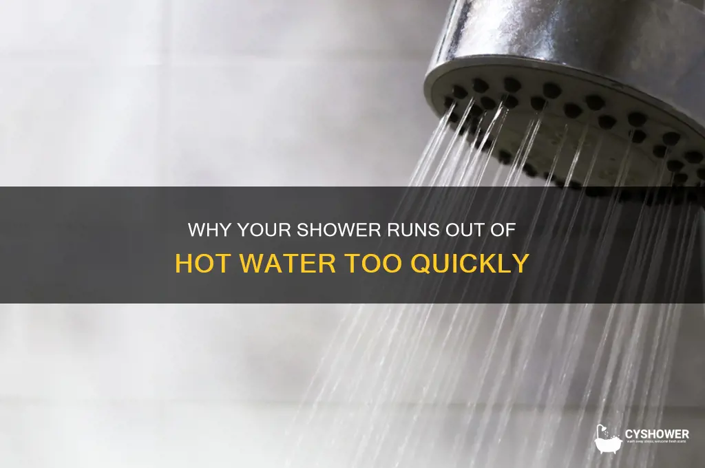why not enough hot water for shower