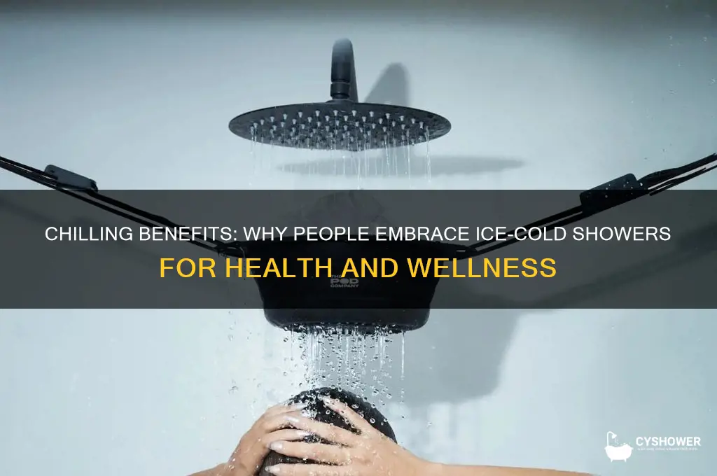 why people shower in ice water