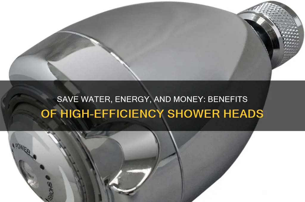 why purchase a high efficiency shower head