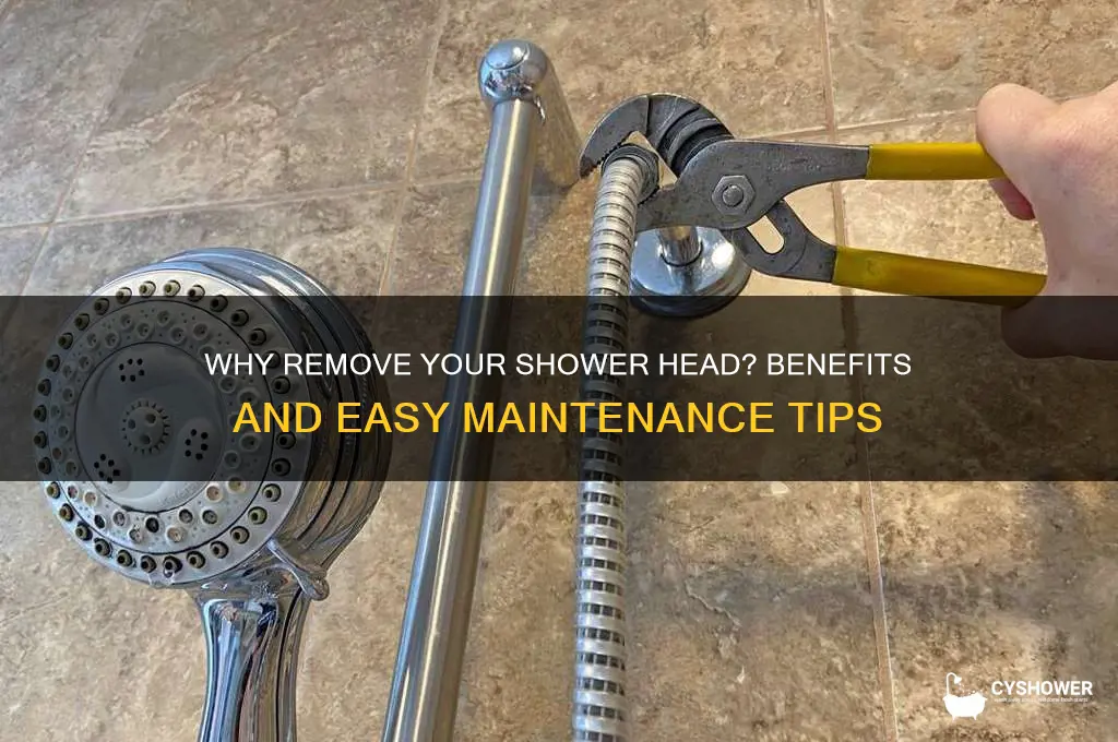 why remove shower head