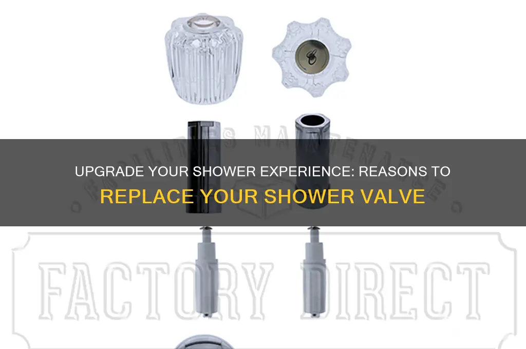 why replace shower valve