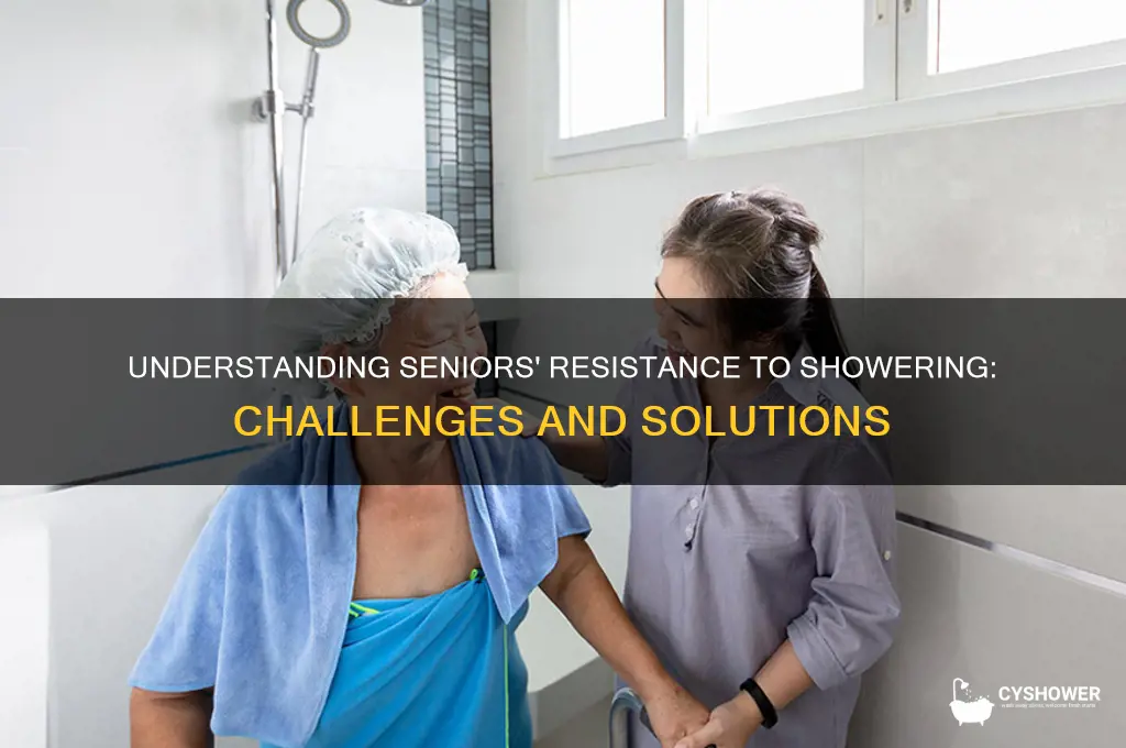 why seniors dont want to take shower
