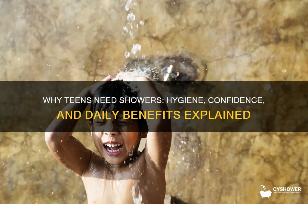 why should i take a shower for teens