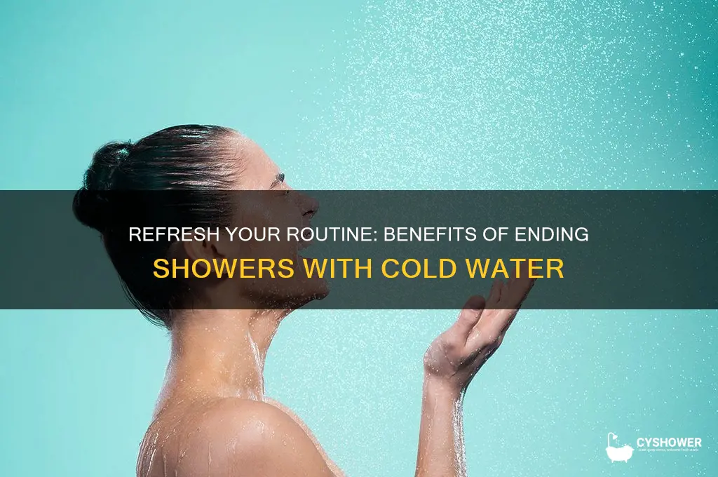 why should you end a shower with cold water