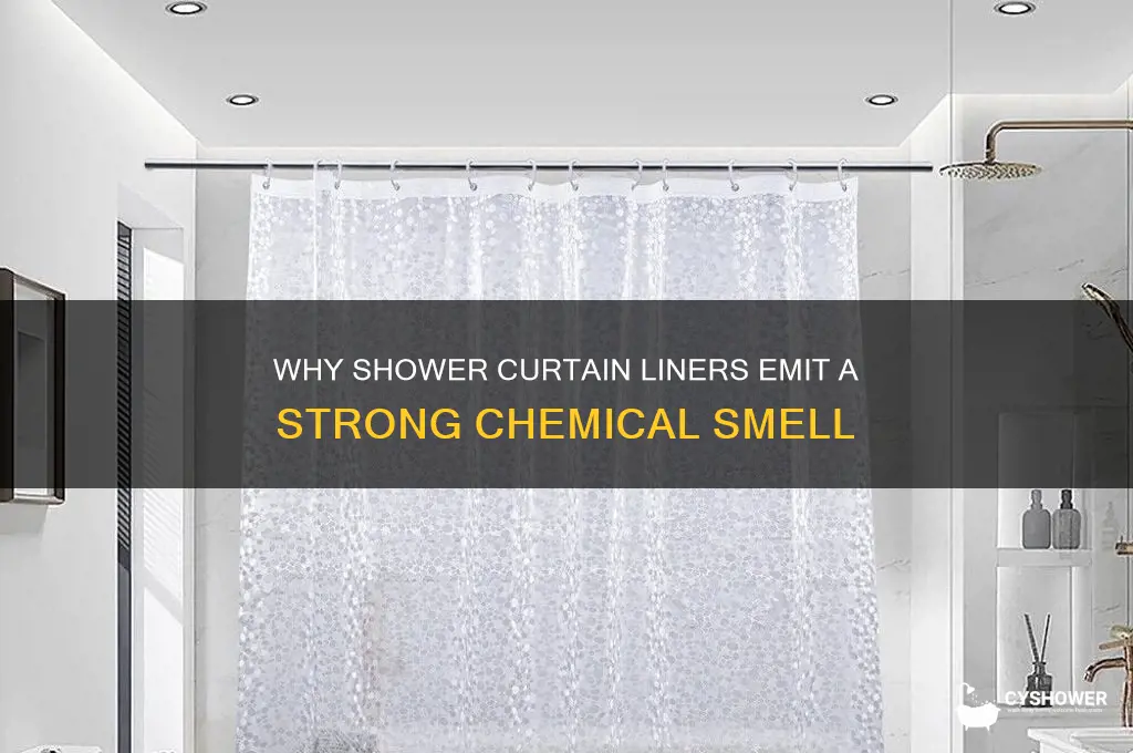 why shower curtain liner has strong smell