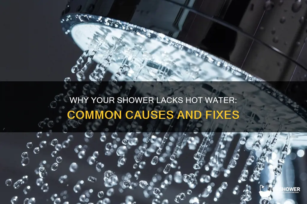 why shower does not have hot water
