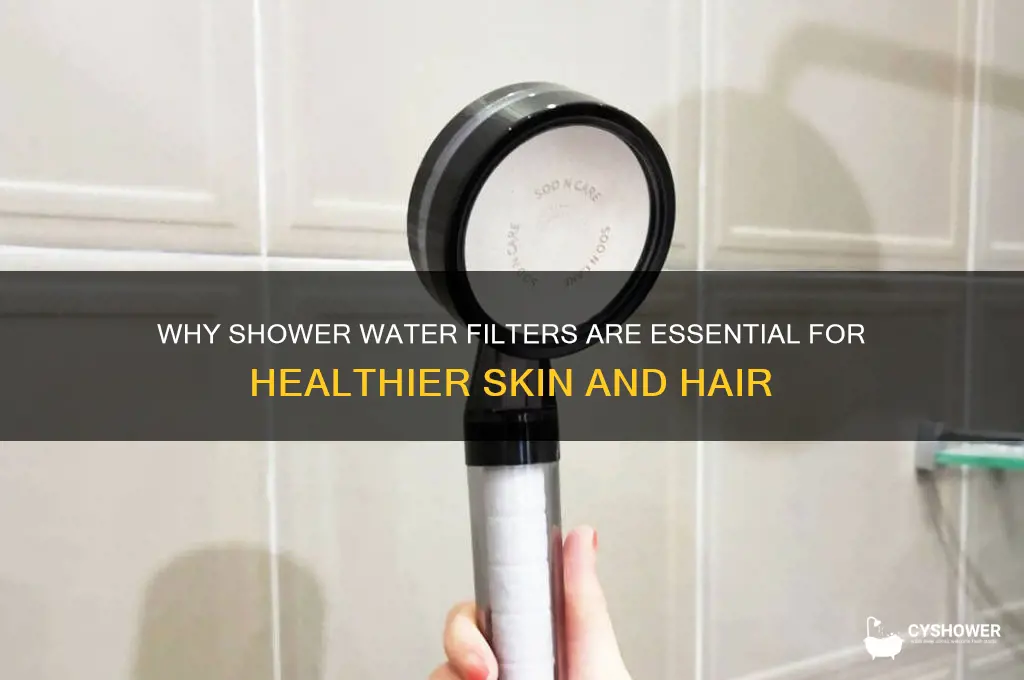 why shower water filter