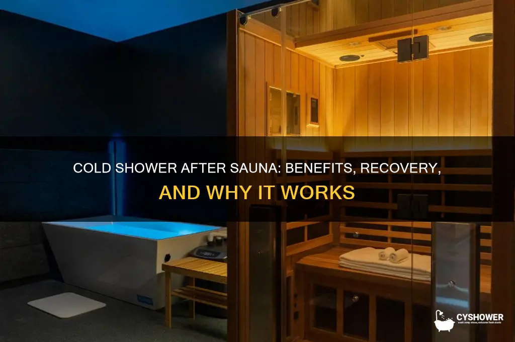 why take a cold shower after sauna