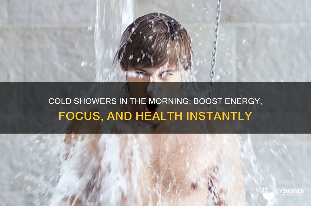 why take a cold shower in the morning