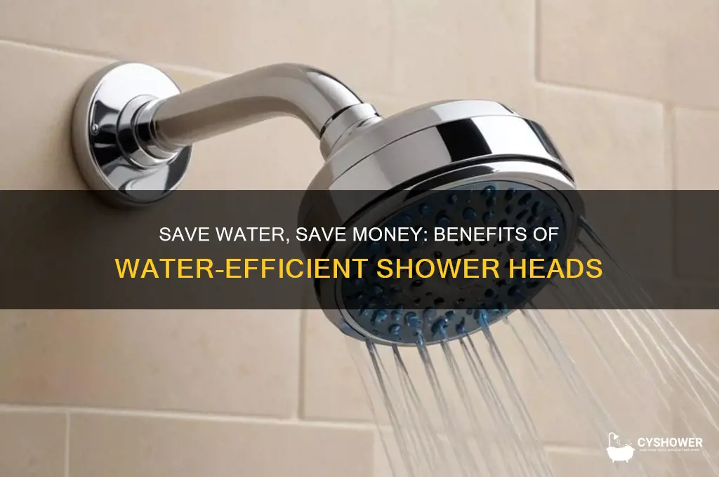 why to get wter eficient shower heads