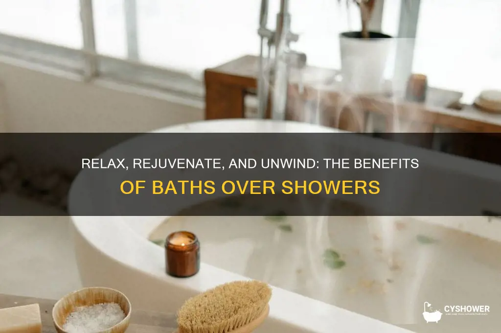 why to take bathes not shower
