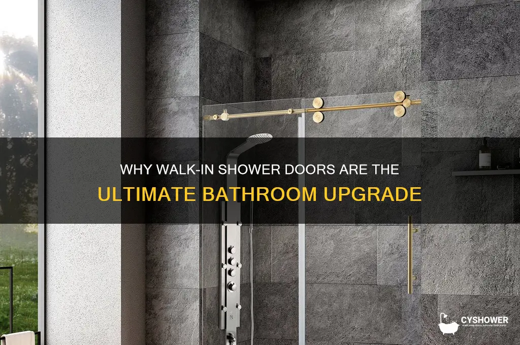 why walk-in shower doors