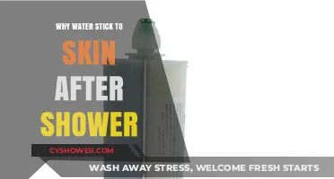 Why Water Clings to Your Skin Post-Shower: The Science Explained