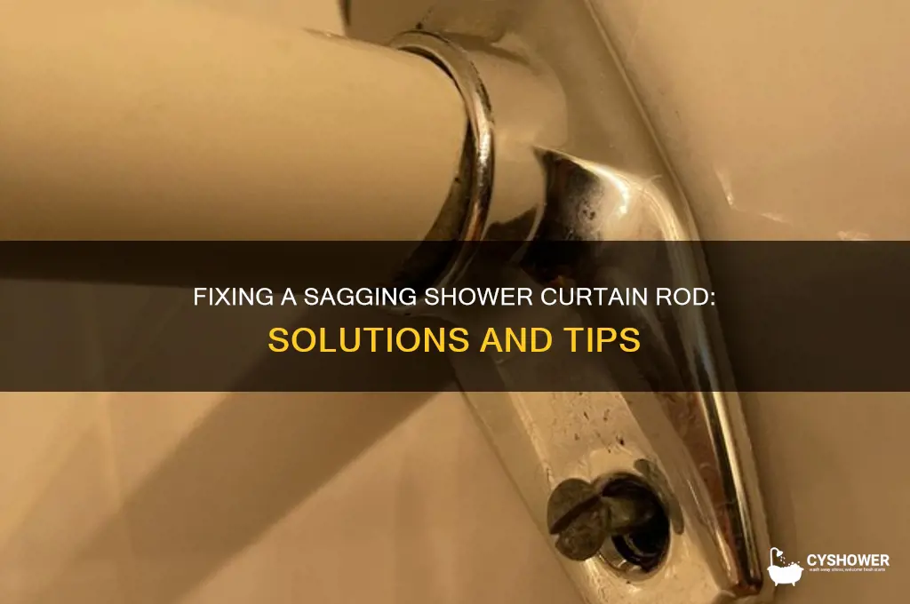 why won t my shower curtain rod stay up