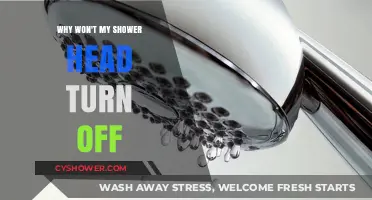 Troubleshooting a Shower Head That Won't Turn Off: Causes and Fixes