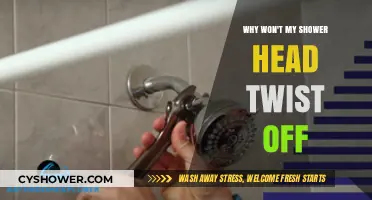 Why Your Shower Head Won't Twist Off: Troubleshooting Tips