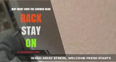 Why Your Over-the-Shower Head Rack Keeps Falling Off